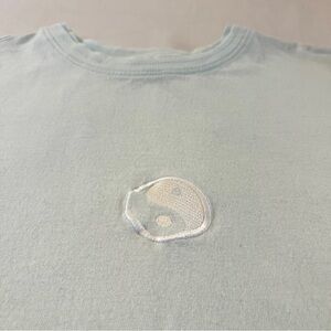 PacSun Sky Blue Yin Yang Y2K Tee size Small